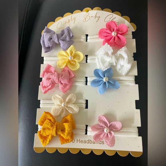 Kid headbands Simply baby chic 9 piece head bands - Picture 1 of 1